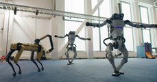 Robots rock dancing to 