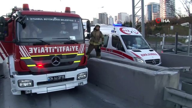 TEM otoyolu Esenyurt gişelerinde Avcılar istikametinde işçi midibüsü devrildi. Kazada ilk belirlemelere göre 7 işçi yaralanırken olay yerine çok sayıda sağlık ekibi sevk edildi. Kaza nedeniyle bölgede yoğun trafik oluştu.