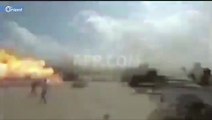 أول فيديو يوثق استهداف طائرة وزارء 