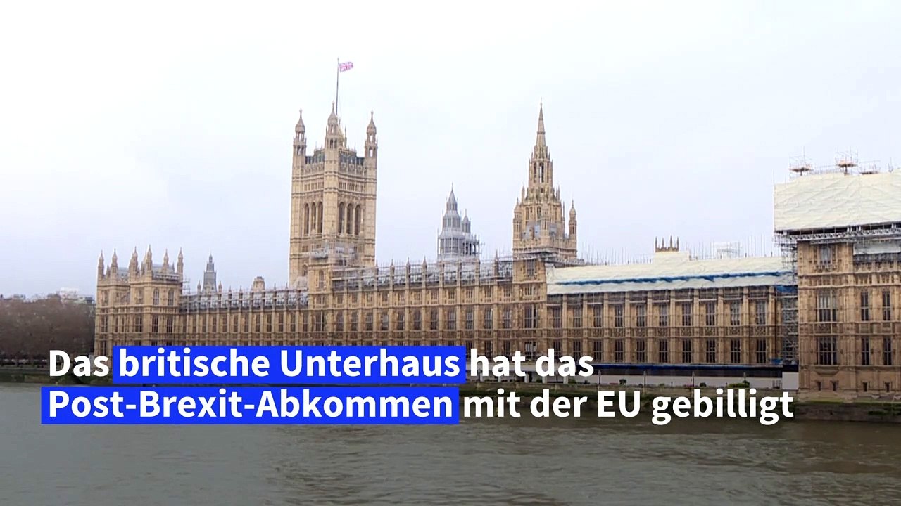 Britisches Unterhaus billigt Post-Brexit-Abkommen