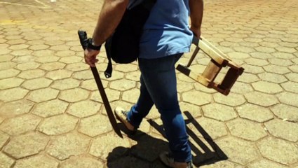 DH apreende facão usado durante confusão entre pai e filho na região do Bairro Neva