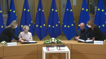 Download Video: La Unión Europea firma el acuerdo post Brexit con Reino Unido