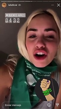 El emotivo descargo de Lali Espósito tras la aprobación de la Ley de Interrupción Voluntaria del Embarazo