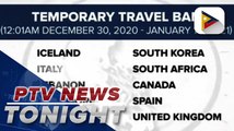 Expanded travel ban on countries with COVID-19 variant enforced
