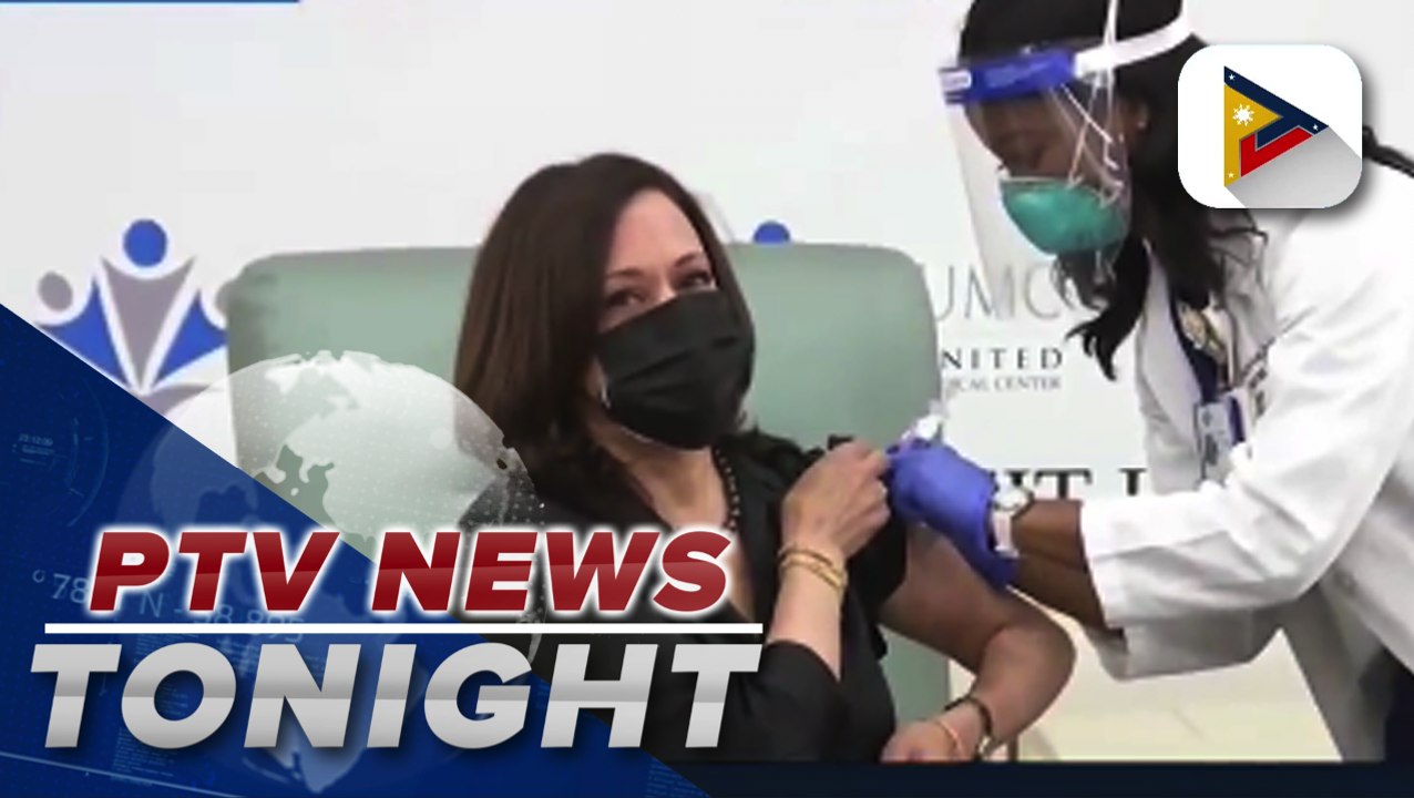 GLOBAL NEWS: Kamala Harris gets Moderna COVID-19 vaccine