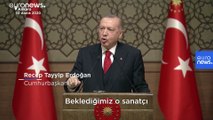 Cumhurbaşkanı Erdoğan: Beklediğimiz o sanatçı slogan atarak kendini göstermeye çalışmayacak