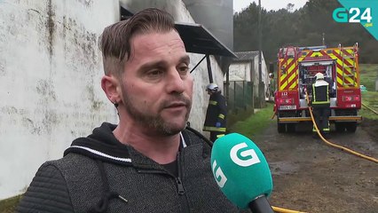 Un incendio nunha granxa de Rois deixa importantes perdas - CRTVG