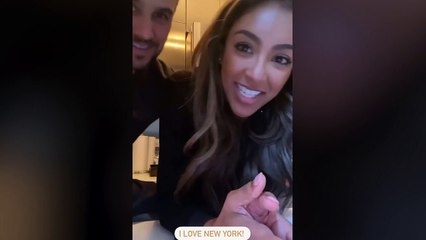 Tayshia Adams Moves Into Fiance Zac Clark’s 'Bachelor Pad'