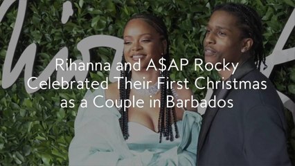 Rihanna and A$AP Rocky Celebrated Their First Christmas as a Couple in Barbados