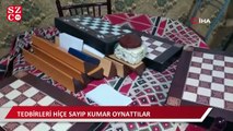 Korona virüs tedbirlerini hiçe sayıp kumar oynatan iki kafeye baskın