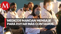 Los médicos en Coahuila continúan en la lucha contra el covid-19
