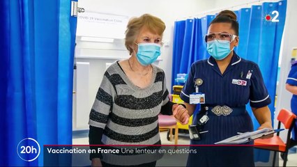 Vaccination contre le coronavirus : la lenteur de la France questionnée