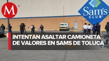 Asaltan camioneta de valores en Toluca y se llevan más de un millón de pesos