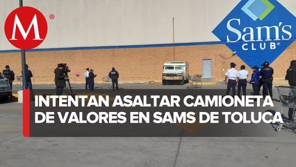 Asaltan camioneta de valores en Toluca y se llevan más de un millón de pesos