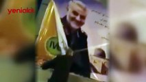 Gazze halkı Süleymani'nin posterini indirdi!