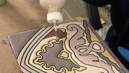 These kitchen and bath clay tiles are made from recycled materials