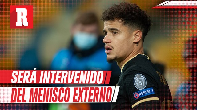 Philippe Coutinho será intervenido del menisco externo de la rodilla izquierda
