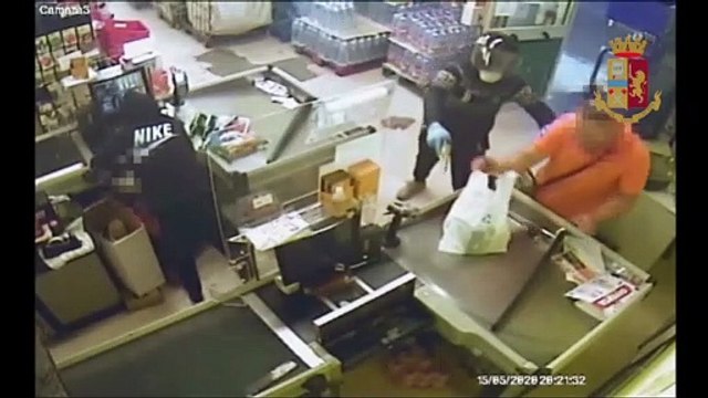Trapani - Rapina in un supermercato 3 arresti (30.12.20)