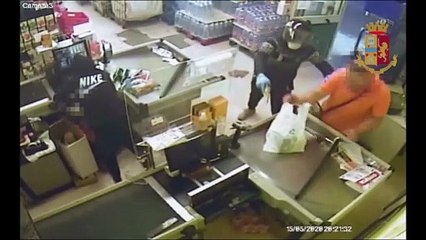 Trapani - Rapina in un supermercato 3 arresti (30.12.20)