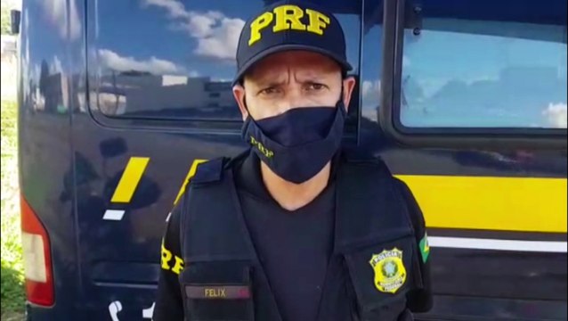 PRF realiza ação às margens da BR-277 visando melhorar segurança de motociclistas