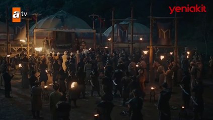 Sosyal medyaya damga vuran zikir sahnesi! Osman Bey kılıç kuşandı