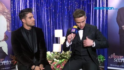 Amor Secreto - Alfombra Roja - Orlando Delgado y Luis Mayer