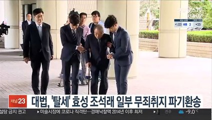 대법, 효성 조석래 '횡령·탈세' 일부 무죄취지 파기환송