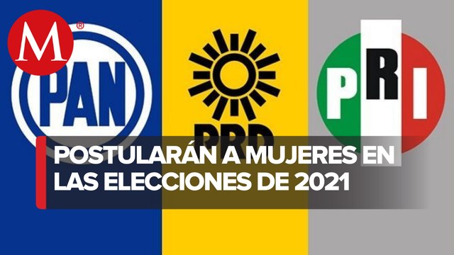 Alianza del PAN, PRI y PRD va con mujeres para gubernatura en cuatro estados