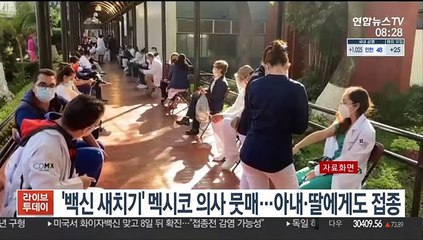 [핫클릭] '백신 새치기' 멕시코 의사 뭇매…아내·딸에게도 접종 外