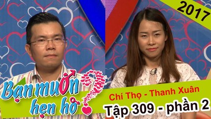 Đang gãy xương tay chàng trai cũng cố gắng từ Hà Nội vào hẹn hò | Chí Thọ - Thanh Xuân | BMHH 309 