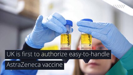 UK is first to authorize easy-to-handle AstraZeneca vaccine, and other top stories in health from December 31, 2020.
