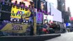 Crew prepares for New Year's Eve performances at Times Square