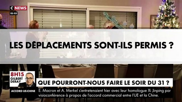 31 décembre : Que peut-on faire et ne pas faire ce soir pour le réveillon du 31 décembre ? Voici la réponse en vidéo pour ne pas être en infraction