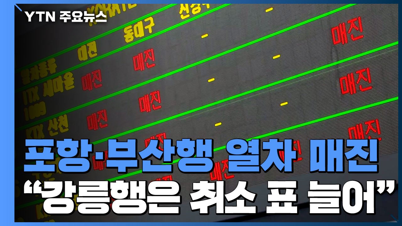 주요 해돋이 명소 빗장 걸었지만...열차표는 '매진' / YTN