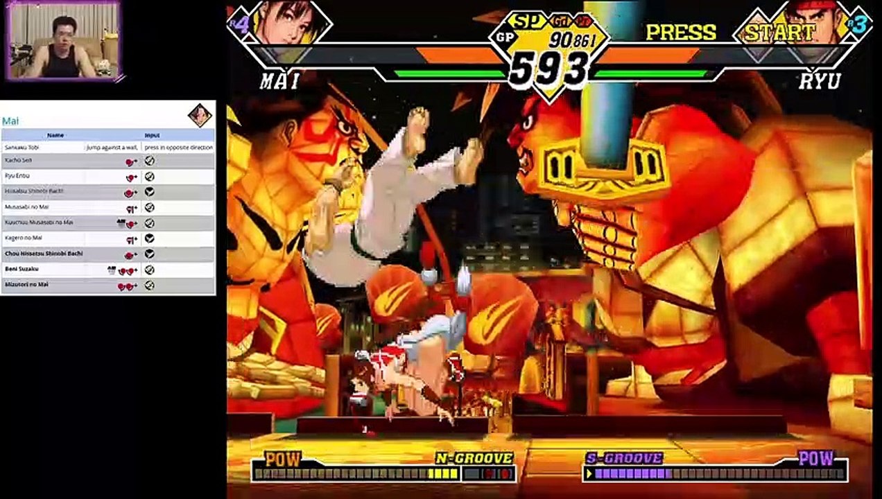 (GC) Capcom Vs. SNK 2 EO - 09 - Mai - Ratio mode DM