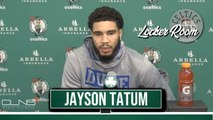 Jayson Tatum Postgame Interview | Celtics vs Grizzlies | Jaylen Brown Game