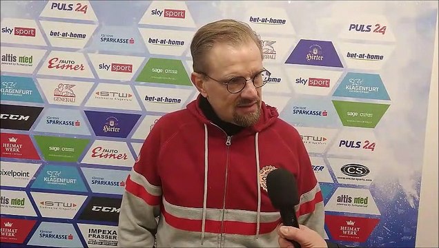 30.12.20: Petri Matikainen (KAC) mit Statement nach Graz-Niederlage