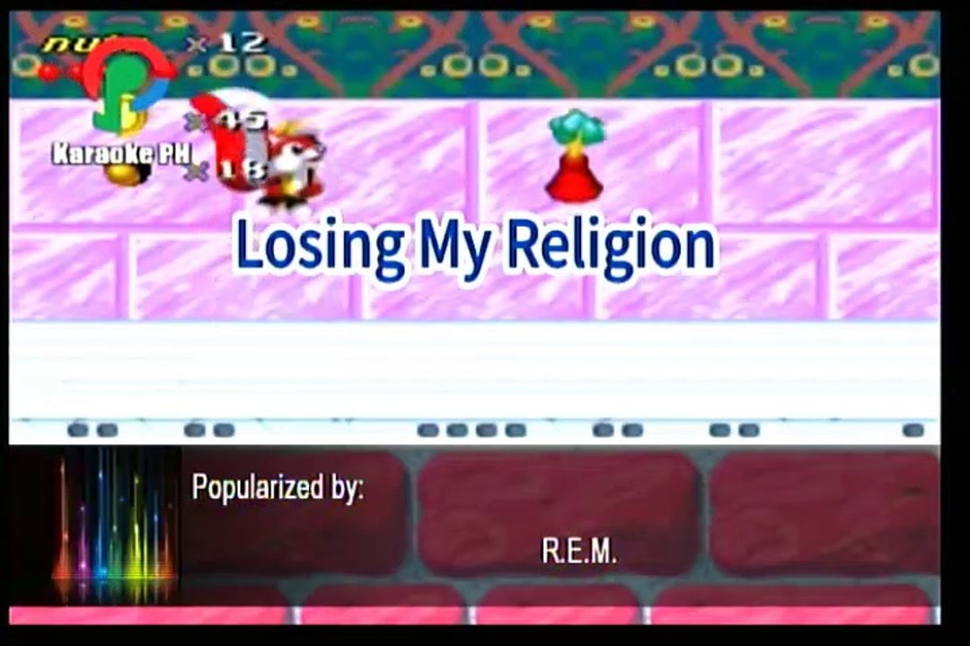 R.E.M Losing My Religion Karaoke