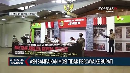Ratusan ASN Sampaikan Mosi Tidak Percaya ke Bupati Jember