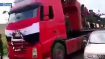 بالشاحنات.. ميليشيا أسد تشيع قتلى الفرقة الرابعة بحمص