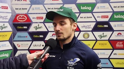 Daniel Wachter nach dem Spiel gegen Linz
