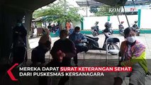 Puluhan Warga Bahagia Dapat Surat Keterangan Sehat Yang Resmi, Setelah Jalani Isolasi Mandiri