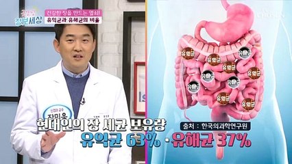 건강한 장을 만드는 ‘유익균&유해균’ 비율 #광고포함