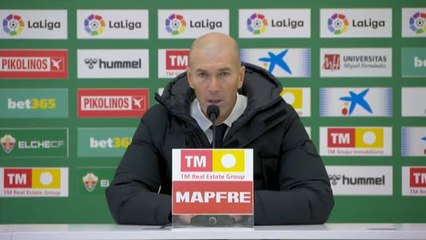 Zidane: "Todos los equipos van a perder puntos. Queda mucha Liga"