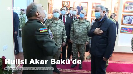 Akar ve komuta kademesinden tarihi Azerbaycan ziyareti!