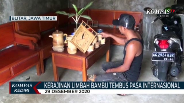 Kerajinan Limbah Bambu Tembus Pasar Internasional