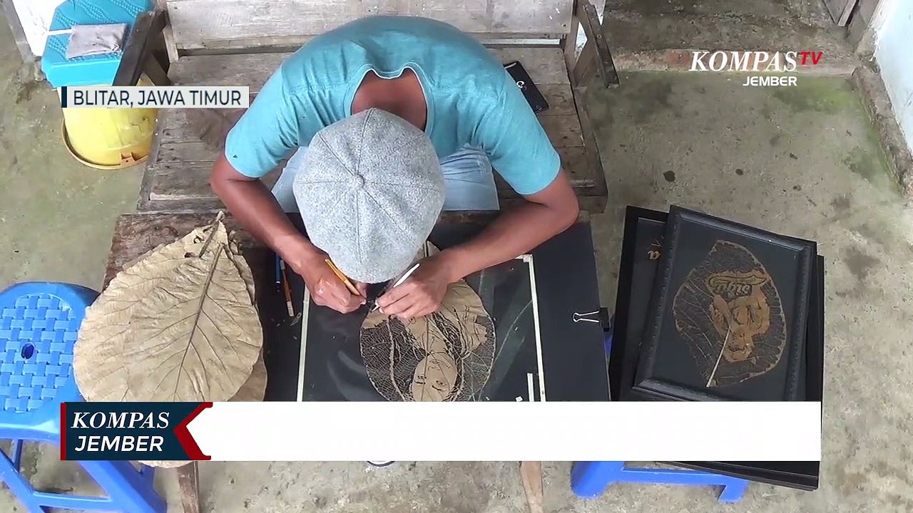Kreatifitas saat Pandemi, Manfaatkan Waktu Luang dengan Melukis di atas Daun Jati