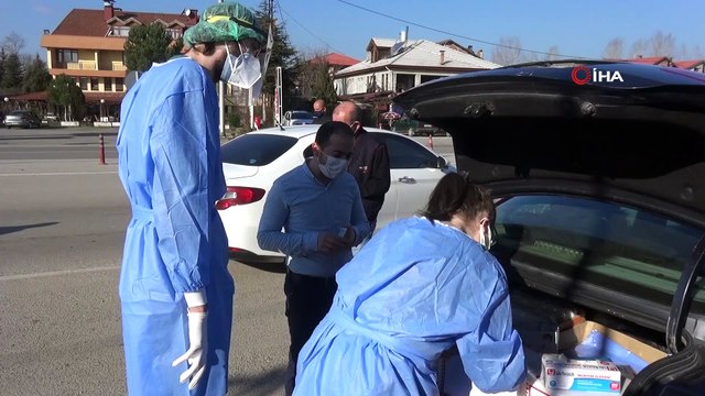 İl dışından gelenlere PCR testi uygulanıyor