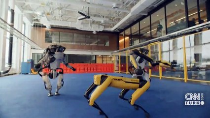 Dans eden robotlar misket havası ile tanışırsa... | Video