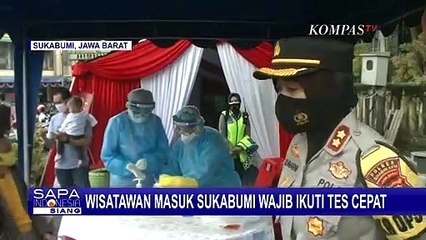 Wisatawan Sukabumi Diminta Ikuti Tes Antigen di Tiga Posko yang Disediakan